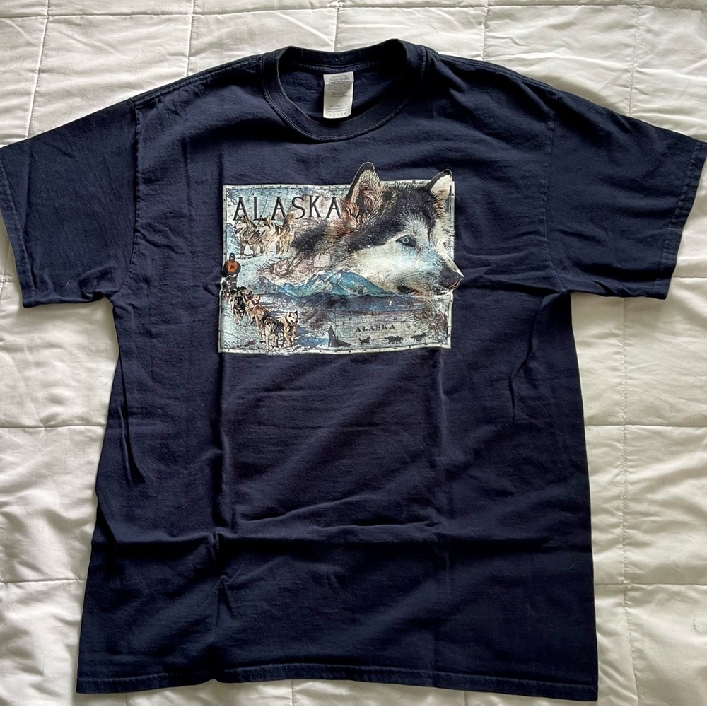 Vintage tshirt | Alaska sled dogs